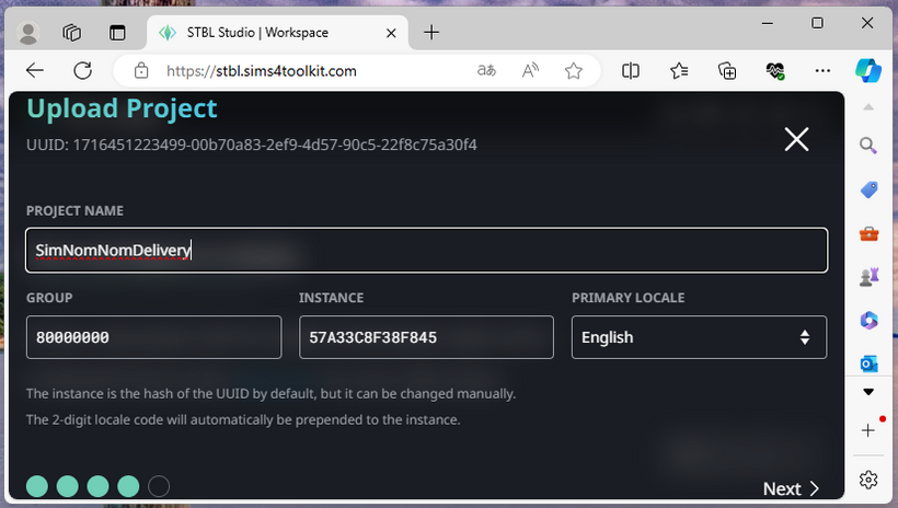 Configuring the project